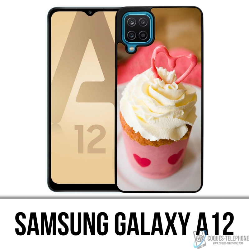 Coque Samsung Galaxy A12 - Cupcake Rose
