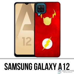 Funda Samsung Galaxy A12 - Dc Comics Flash Art Design