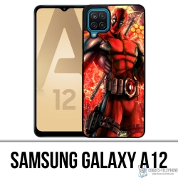 Funda Samsung Galaxy A12 - Cómic de Deadpool