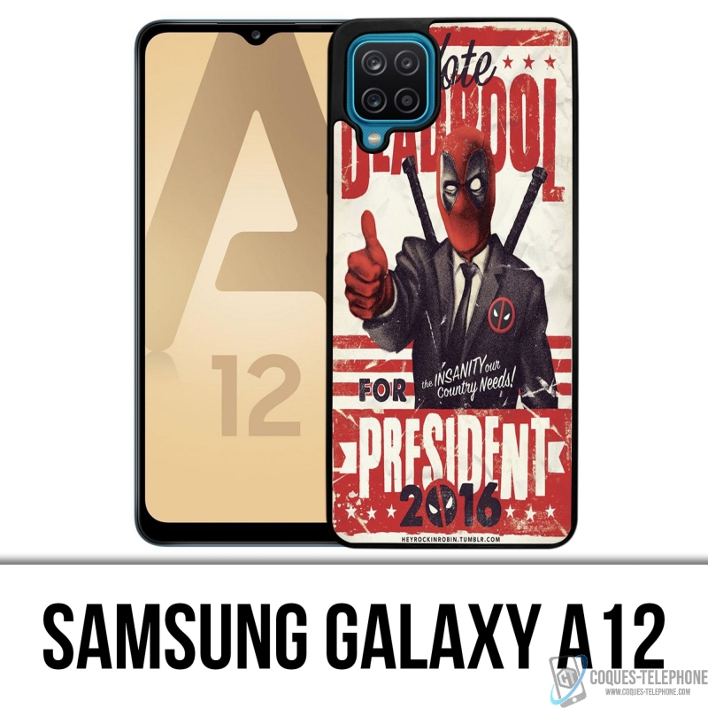 Coque Samsung Galaxy A12 - Deadpool Président