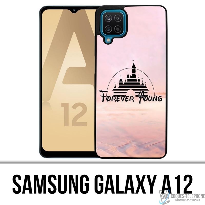 Coque Samsung Galaxy A12 - Disney Forver Young Illustration