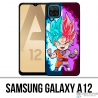 Funda Samsung Galaxy A12 - Dragon Ball Black Goku Cartoon