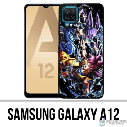 Custodia per Samsung Galaxy A12 - Dragon Ball Goku contro Beerus