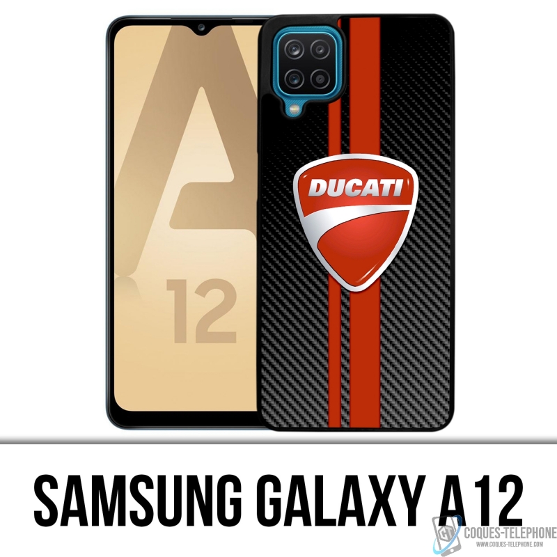 Coque Samsung Galaxy A12 - Ducati Carbon
