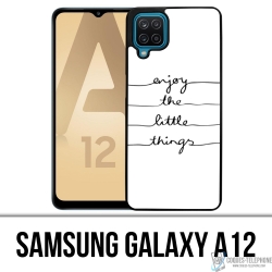 Samsung Galaxy A12 Case - Kleine Dinge genießen