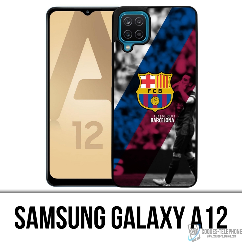 Samsung Galaxy A12 Case - Fußball Fcb Barca