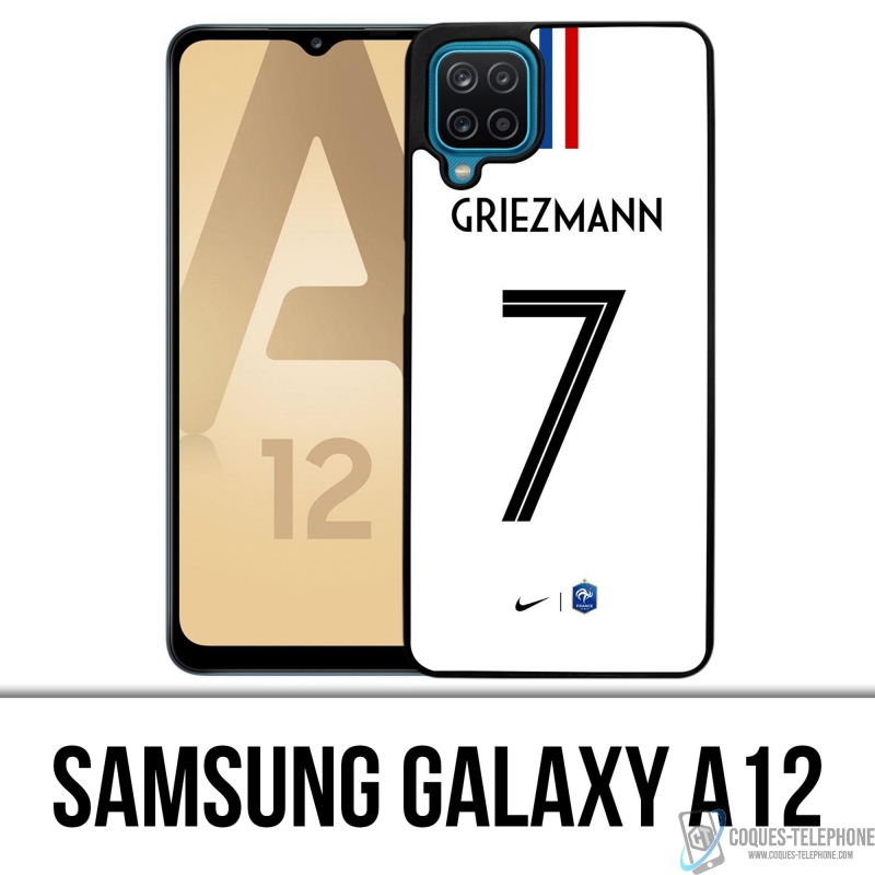 Coque Samsung Galaxy A12 - Football France Maillot Griezmann