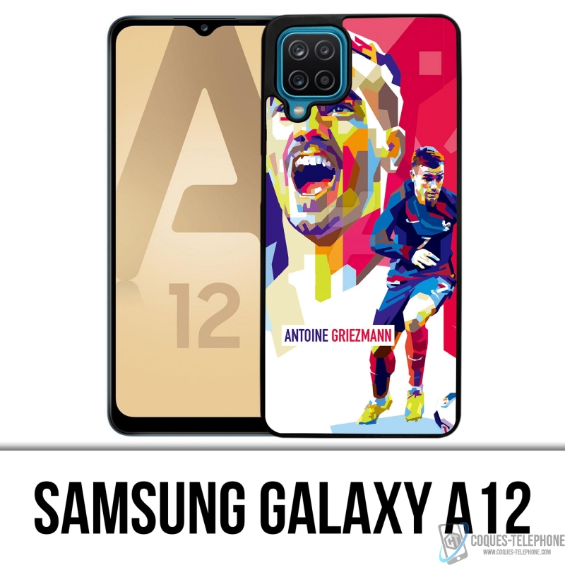 Samsung Galaxy A12 Case - Griezmann Fußball