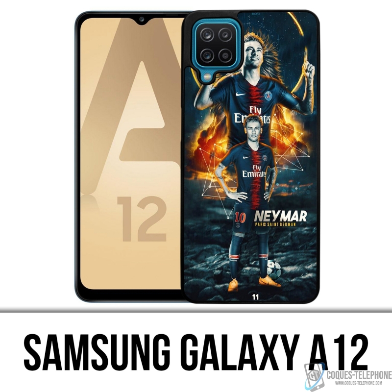 Samsung Galaxy A12 Case - Fußball Psg Neymar Victory