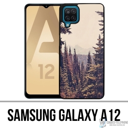 Custodia per Samsung Galaxy A12 - Foresta di abeti