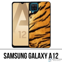 Custodia per Samsung Galaxy A12 - Pelliccia di tigre