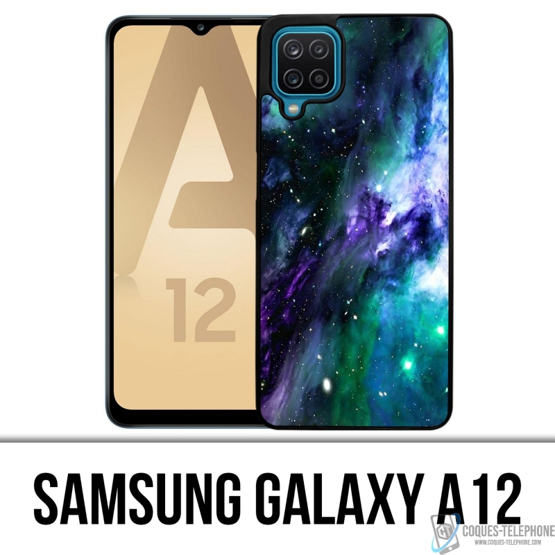 Coque Samsung Galaxy A12 - Galaxie Bleu