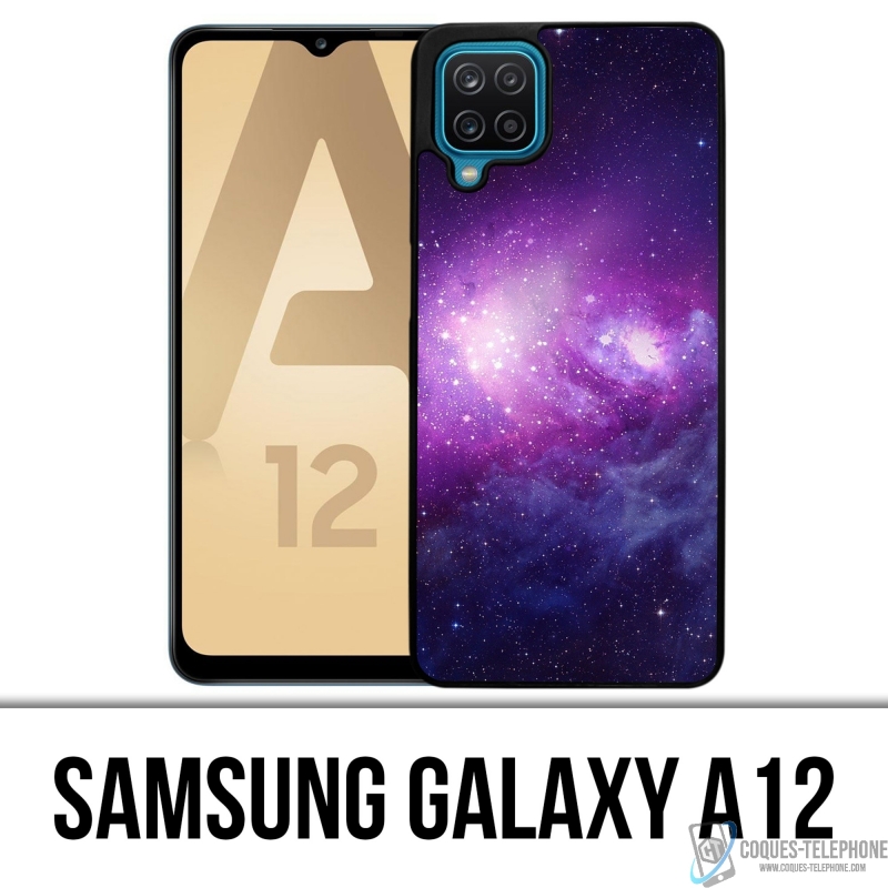 Funda Samsung Galaxy A12 - Galaxy púrpura