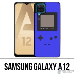 Coque Samsung Galaxy A12 - Game Boy Color Bleu