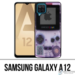 Samsung Galaxy A12 Case - Game Boy Farbe Lila