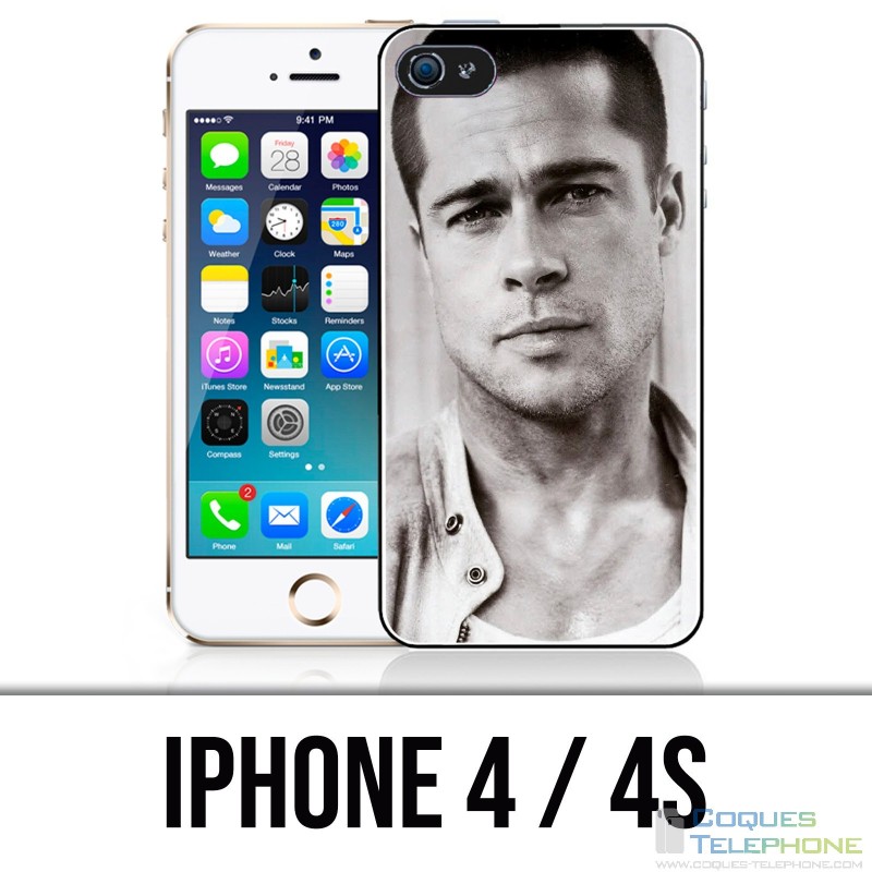 Coque iPhone 4 / 4S - Brad Pitt