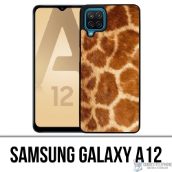Custodia Samsung Galaxy A12 - Giraffa in pelliccia