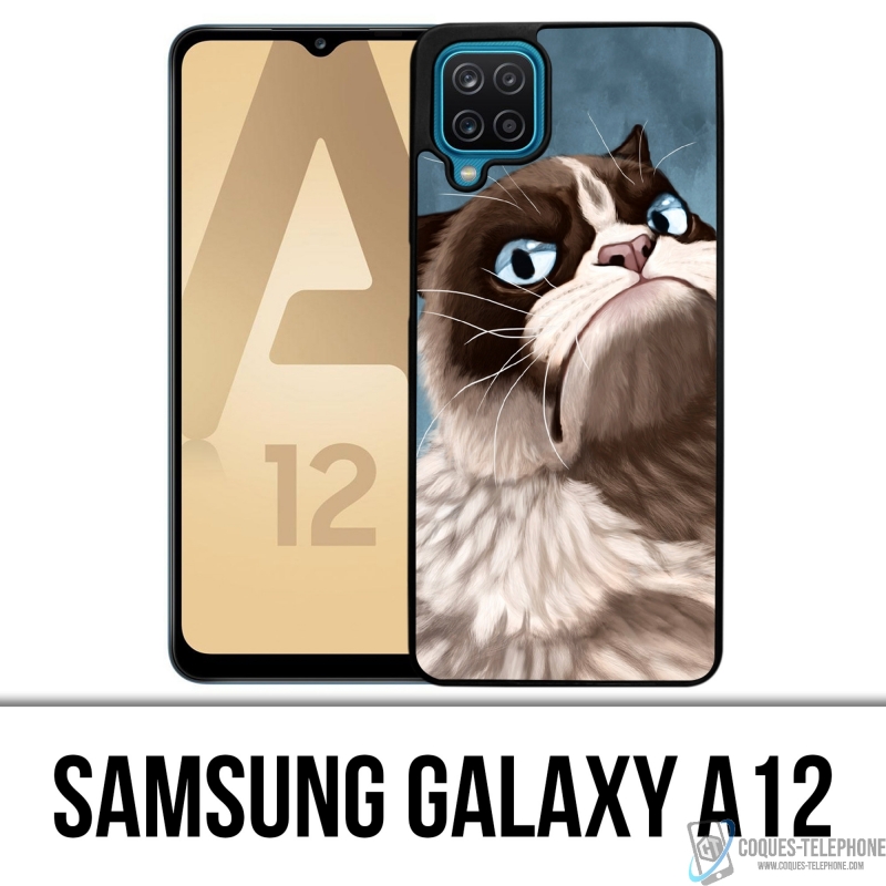 Coque Samsung Galaxy A12 - Grumpy Cat