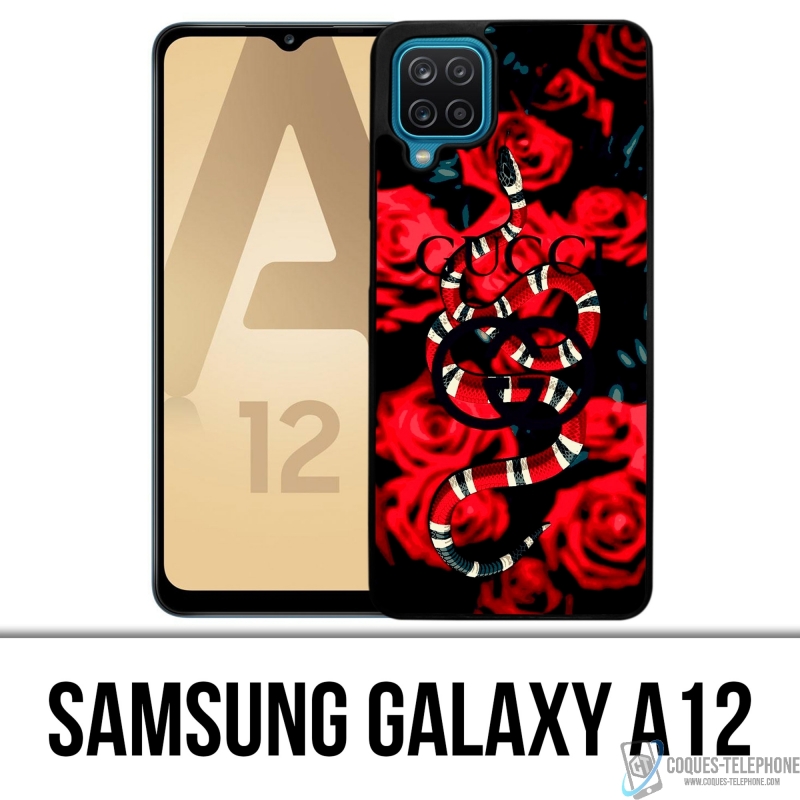 Funda Samsung Galaxy A12 - Gucci Snake Roses