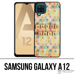 Samsung Galaxy A12 Case - Happy Days