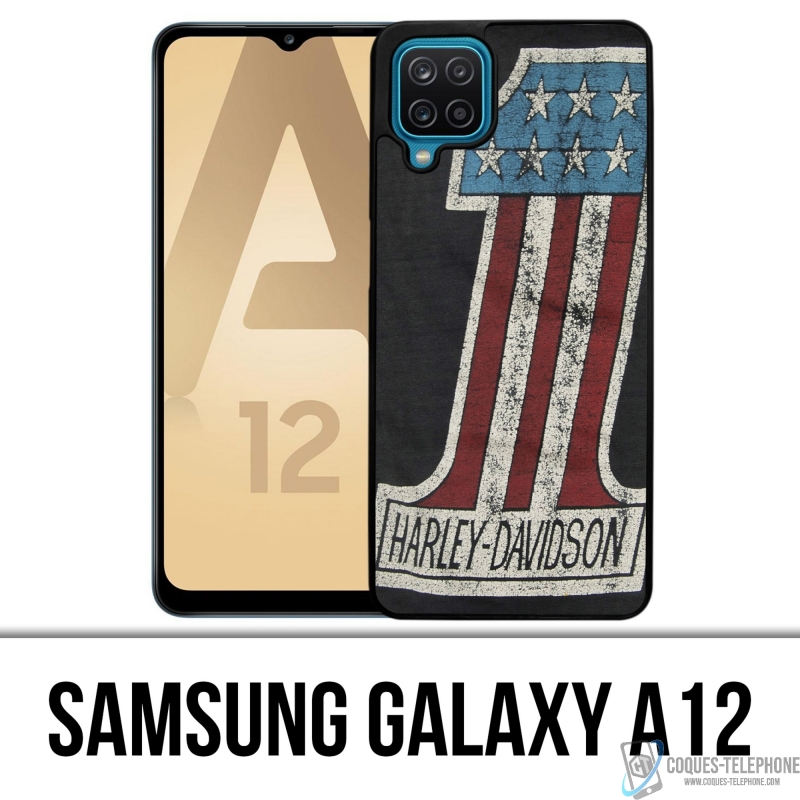 Funda Samsung Galaxy A12 - Logotipo de Harley Davidson 1