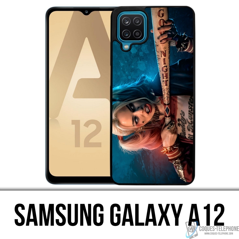 Samsung Galaxy A12 Case - Harley Quinn Bat