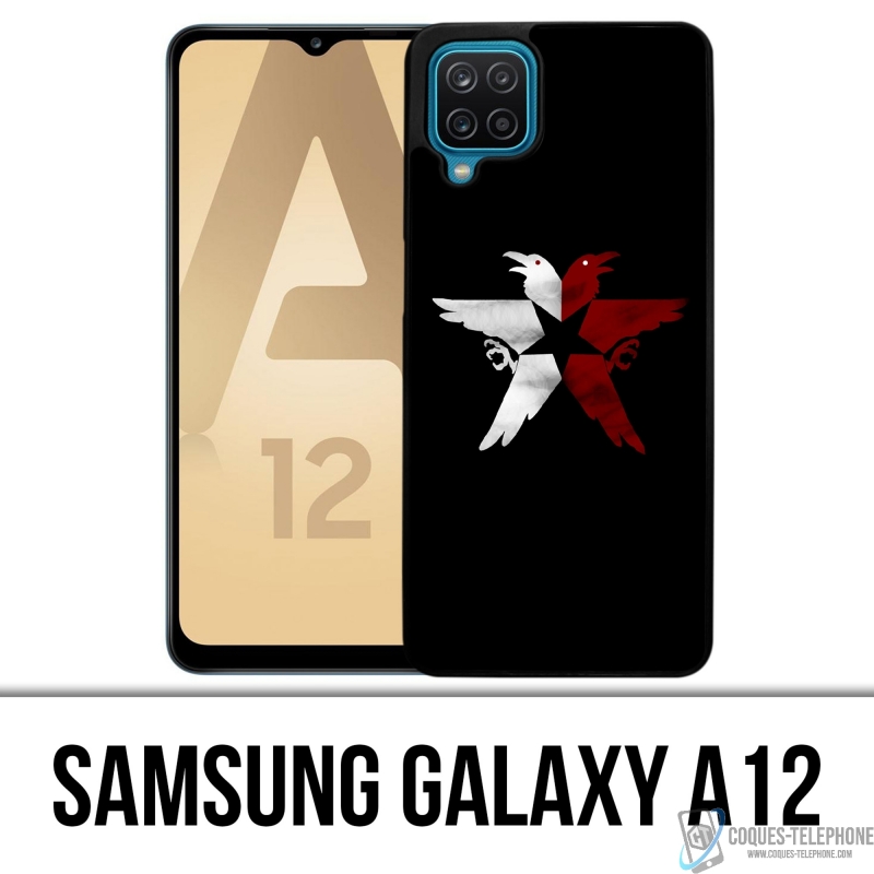Samsung Galaxy A12 Case - Berüchtigtes Logo