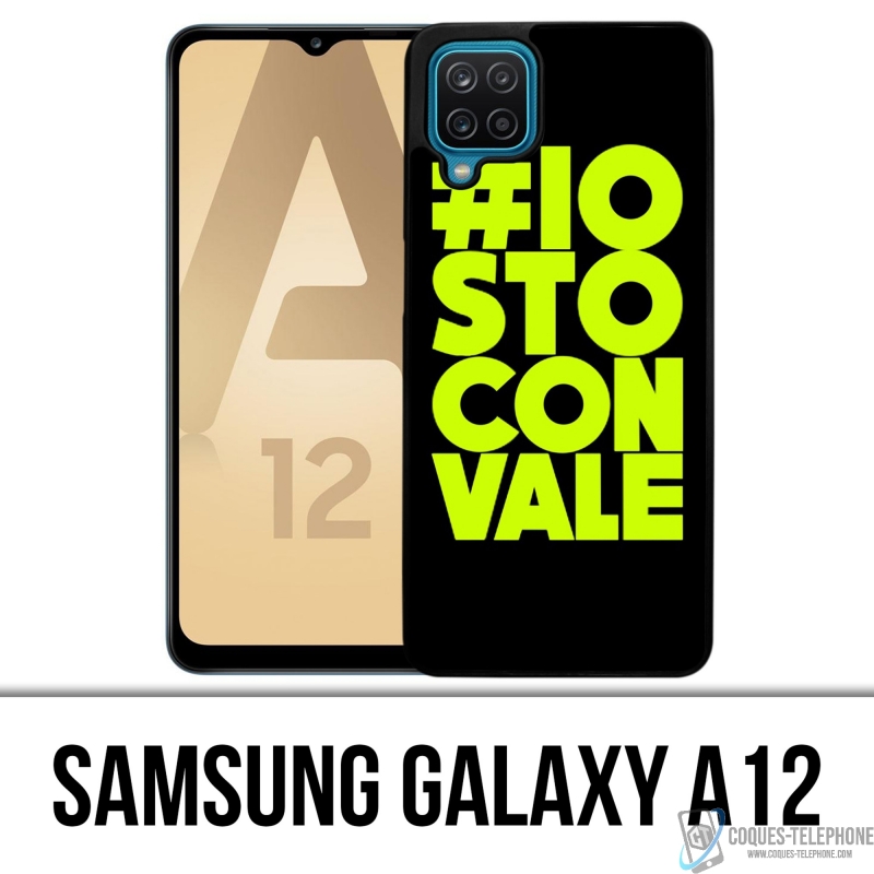 Coque Samsung Galaxy A12 - Io Sto Con Vale Motogp Valentino Rossi