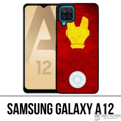 Custodia per Samsung Galaxy A12 - Iron Man Art Design