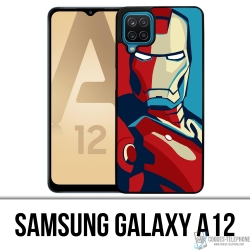 Custodia Samsung Galaxy A12 - Poster di design Iron Man