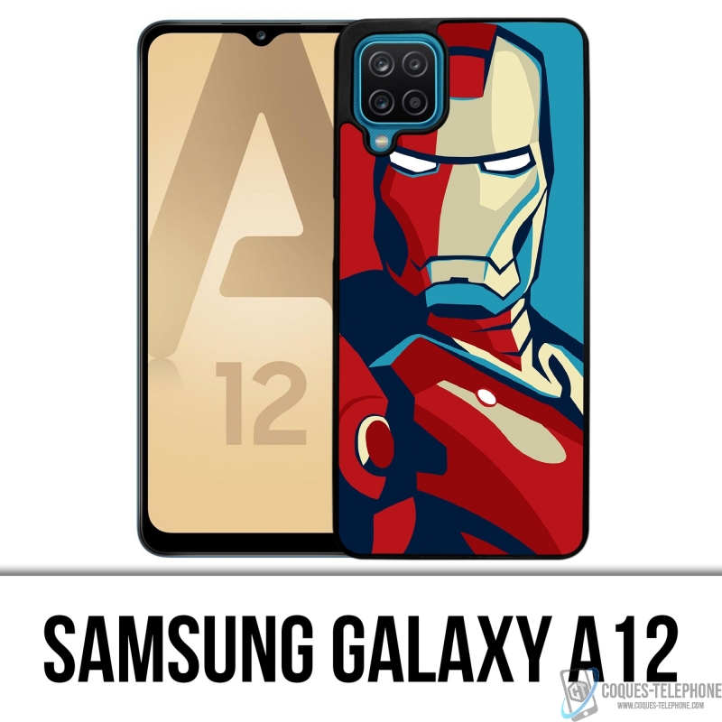 Coque Samsung Galaxy A12 - Iron Man Design Affiche