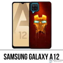 Funda Samsung Galaxy A12 - Iron Man Dorado