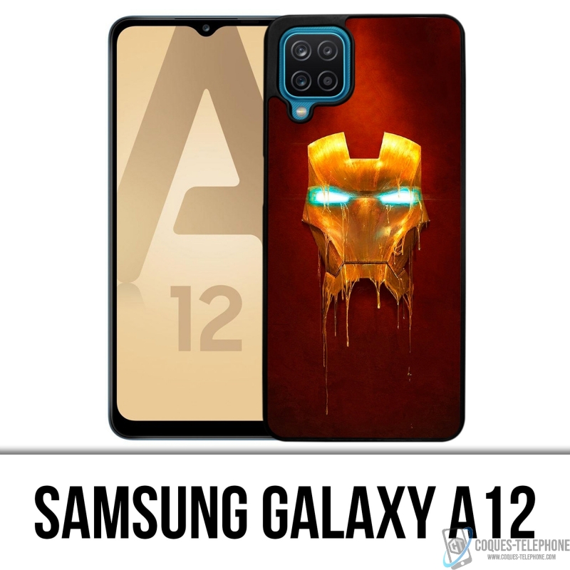 Samsung Galaxy A12 Case - Iron Man Gold