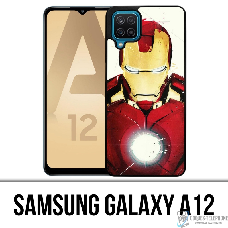 Coque Samsung Galaxy A12 - Iron Man Paintart