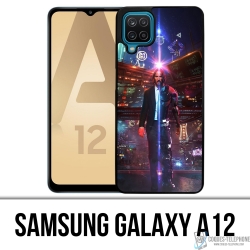 Custodia per Samsung Galaxy A12 - John Wick X Cyberpunk