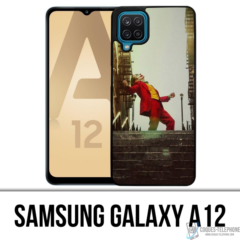 Coque Samsung Galaxy A12 - Joker Film Escalier