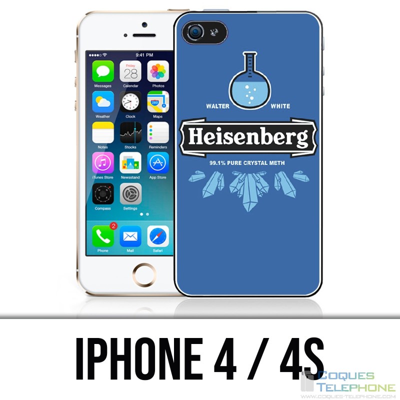 Custodia per iPhone 4 / 4S - Logo Braeking Bad Heisenberg