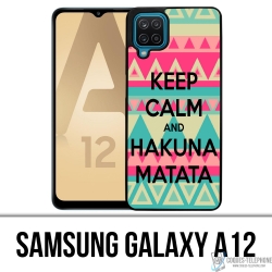 Samsung Galaxy A12 case - Keep Calm Hakuna Mattata