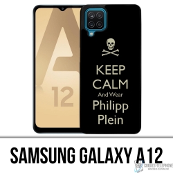 Cover Samsung Galaxy A12 - Mantieni la calma Philipp Plein