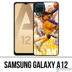 Samsung Galaxy A12 Case - Kobe Bryant Cartoon Nba