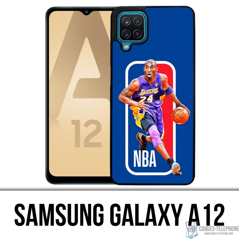 Coque Samsung Galaxy A12 - Kobe Bryant Logo Nba