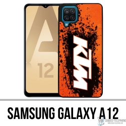 Custodia per Samsung Galaxy A12 - Galaxy con logo Ktm