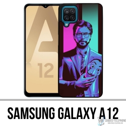 Funda Samsung Galaxy A12 - La Casa De Papel - Professor Neon