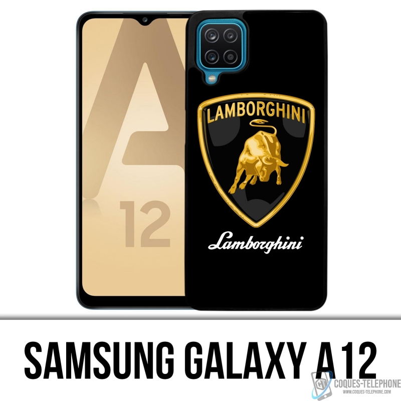 Coque Samsung Galaxy A12 - Lamborghini Logo