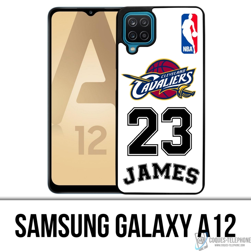 Coque Samsung Galaxy A12 - Lebron James Blanc