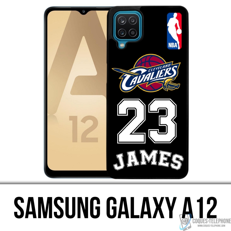 Custodia per Samsung Galaxy A12 - Lebron James nera