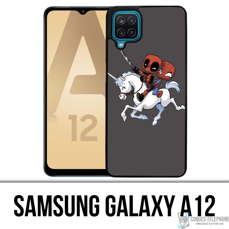 Funda Samsung Galaxy A12 - Deadpool Spiderman Unicornio