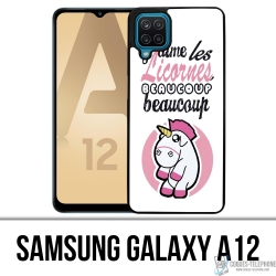 Coque Samsung Galaxy A12 - Licornes
