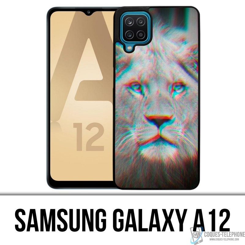 Samsung Galaxy A12 Case - 3D Löwe