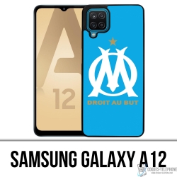 Samsung Galaxy A12 Case - Om Marseille Logo Blue